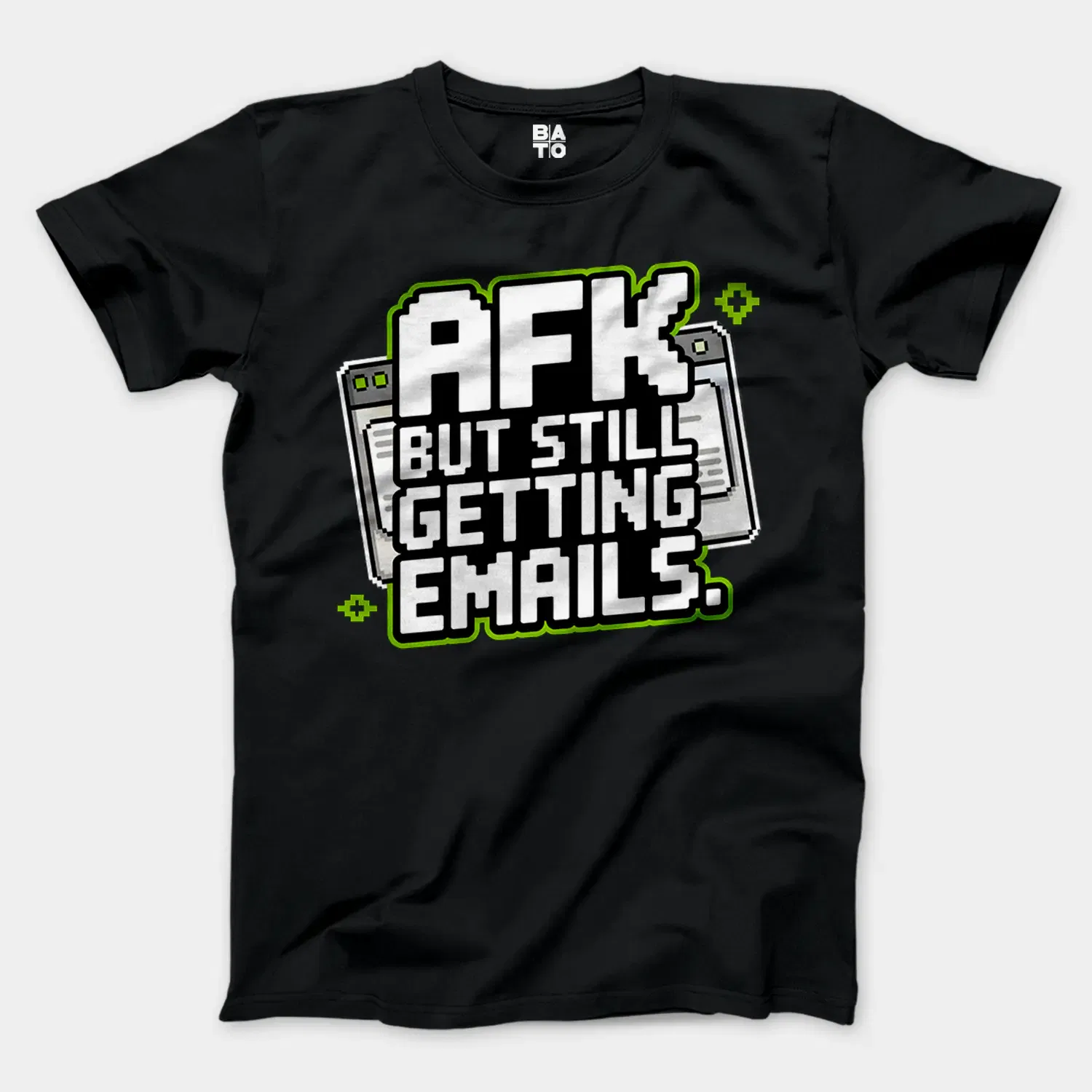 AFK - But Still Getting Emails Men/Unisex T-Shirt in Black Color