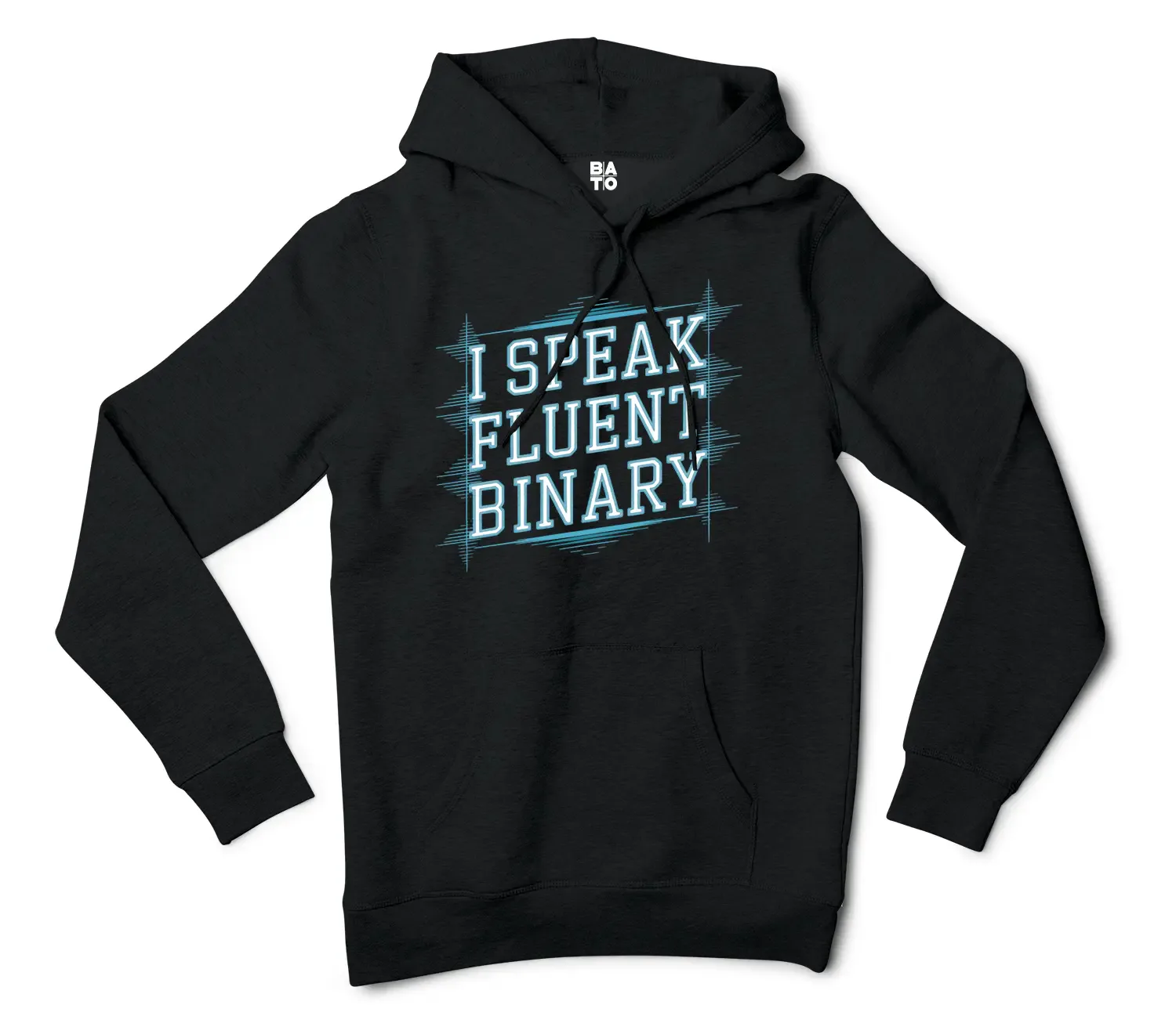I Speak Fluent Binary Men/Unisex Hoodie in Black Color