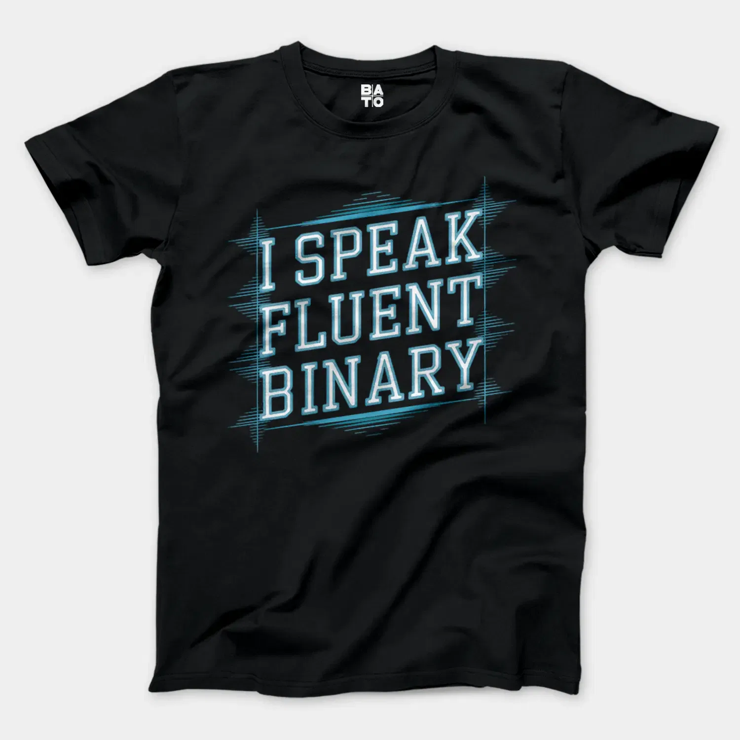 I Speak Fluent Binary Men/Unisex T-Shirt in Black Color