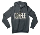 Coffee, The Silent MVP Of This Meeting Men/Unisex Hoodie in Charcoal Heather Color