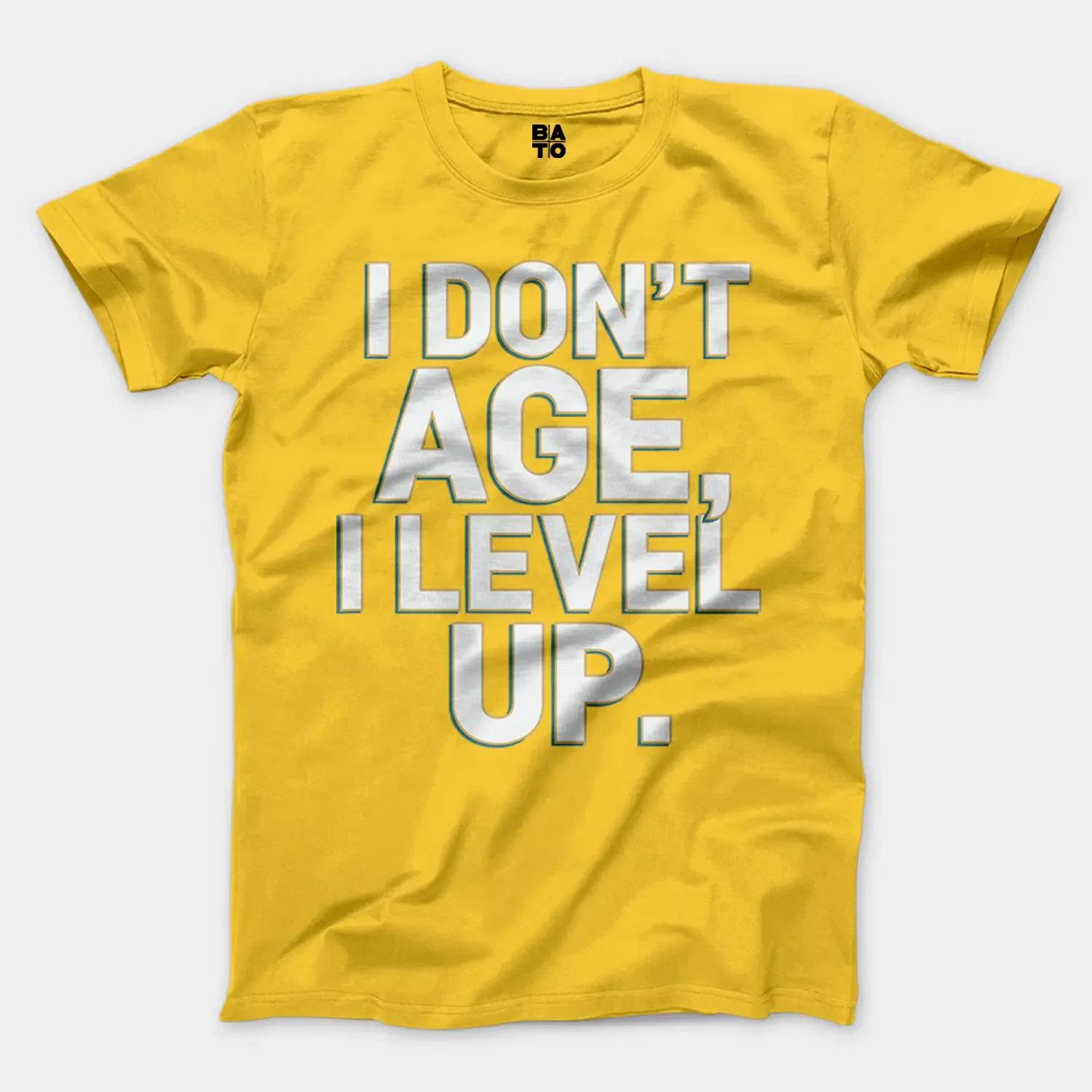 I Don’t Age, I Level Up Men/Unisex T-Shirt in Daisy Color