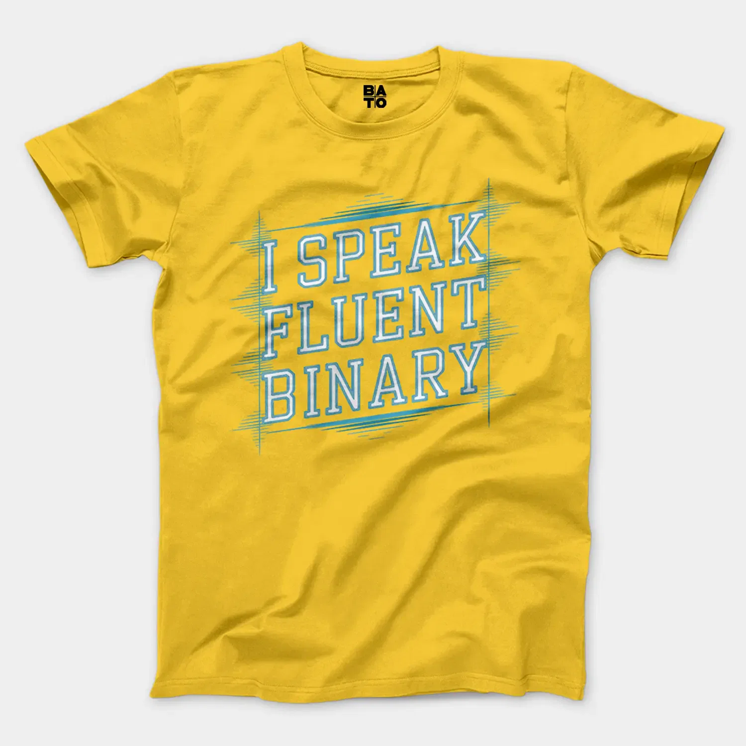 I Speak Fluent Binary Men/Unisex T-Shirt in Daisy Color