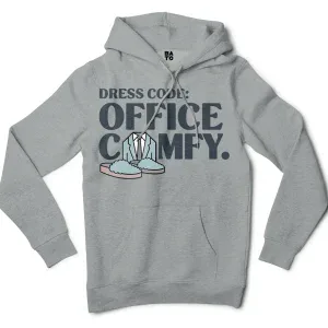 Dress Code: Office Comfy Men/Unisex Hoodie in Grey Heather Color