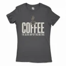 Coffee, The Silent MVP Of This Meeting Women's T-Shirt in Solid Black Color