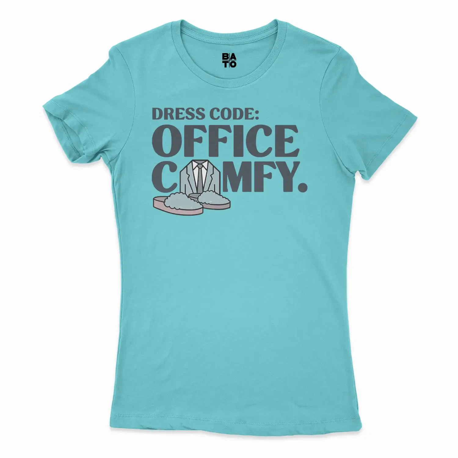 Dress Code: Office Comfy Women's T-Shirt in Solid Cancun Color