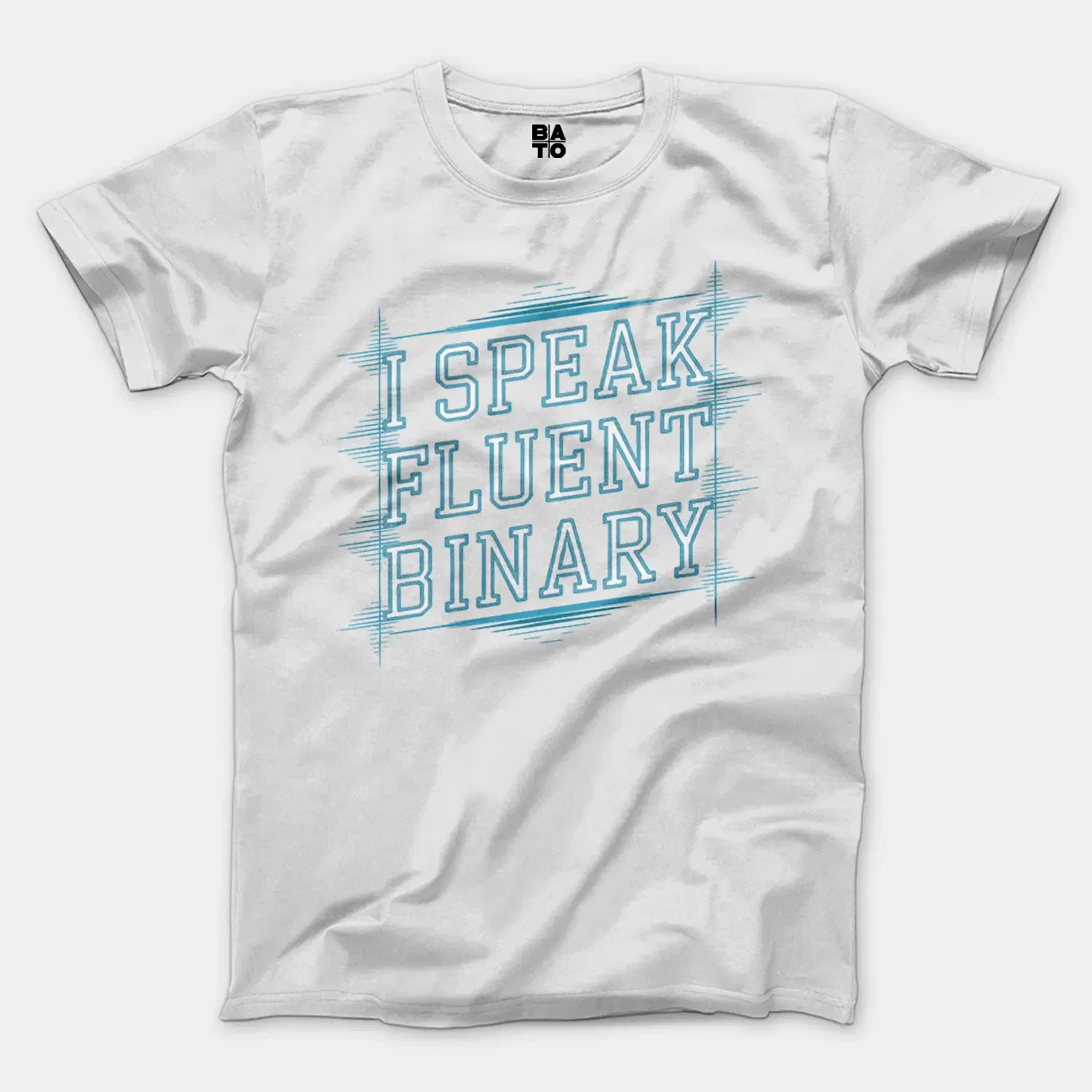I Speak Fluent Binary Men/Unisex T-Shirt in White Color
