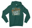 Procrastinating On Multiple Tasks Men/Unisex Hoodie in Alpine Green Color