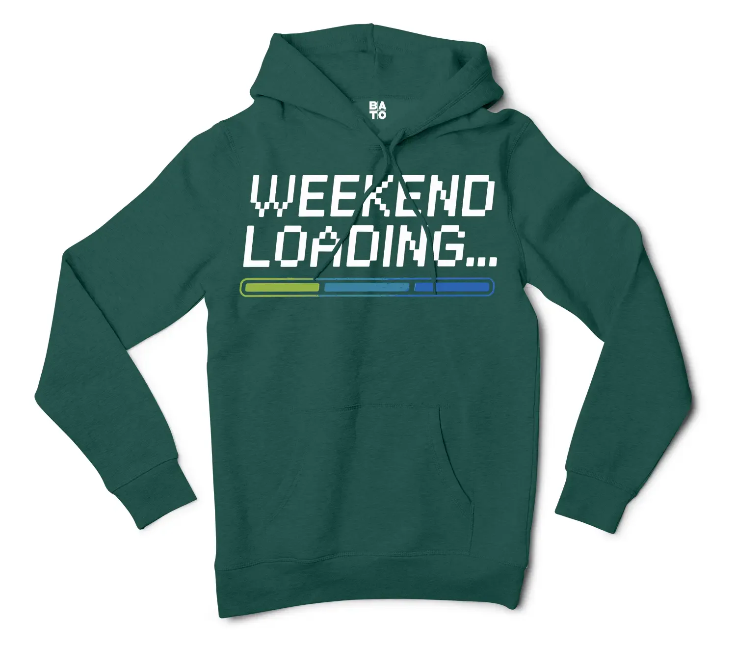 Weekend Loading Men/Unisex Hoodie in Alpine Green Color