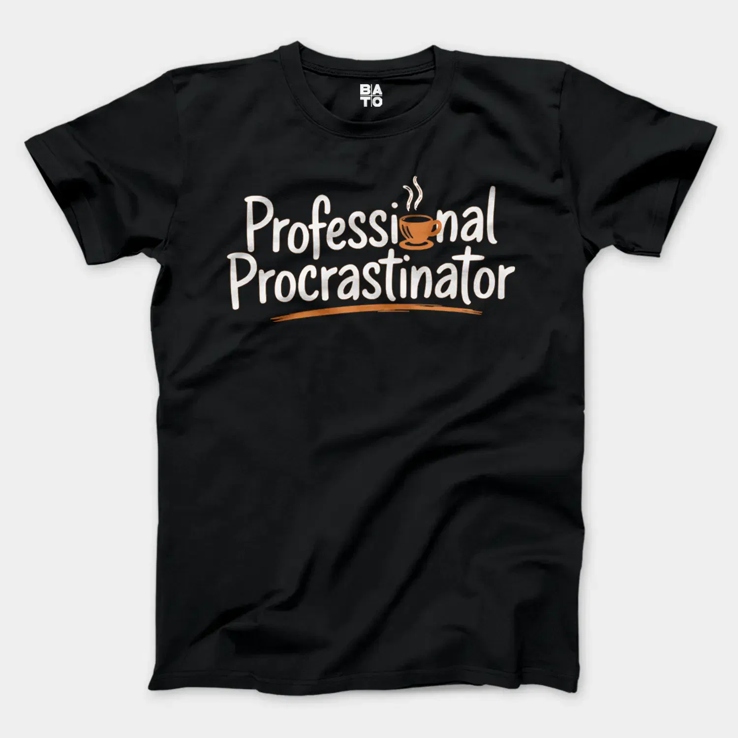 Professional Procrastinator Men/Unisex T-Shirt in Black Color