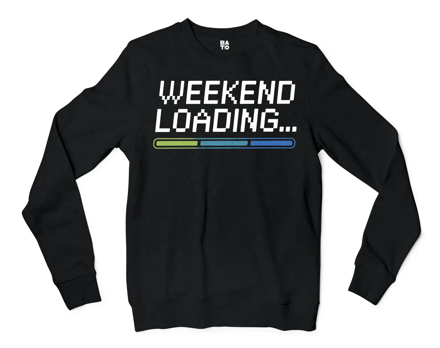 Weekend Loading Men/Unisex Long Sleeve T-Shirt in Black Color