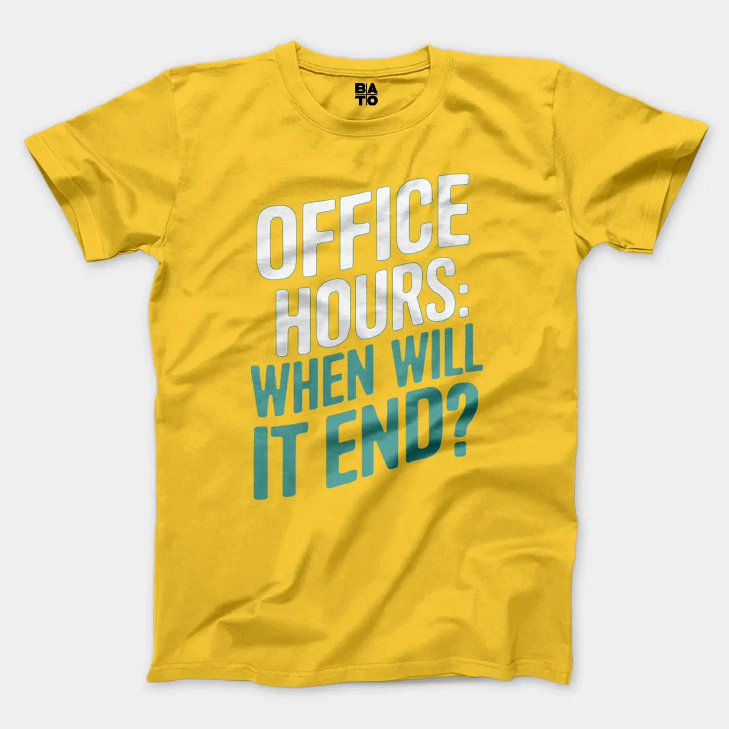 Office Hours, When Will It End Men/Unisex T-Shirt in Daisy Color