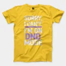 Sorry I Cant On Dnd Mode Men/Unisex T-Shirt in Daisy Color