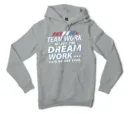 Teamwork Makes The Dream Work, Said No One Ever Men/Unisex Hoodie in Grey Heather Color