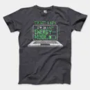 Im Not Lazy, I Am On Lazy Energy Mode Men/Unisex T-Shirt in Heather Dark Grey Color
