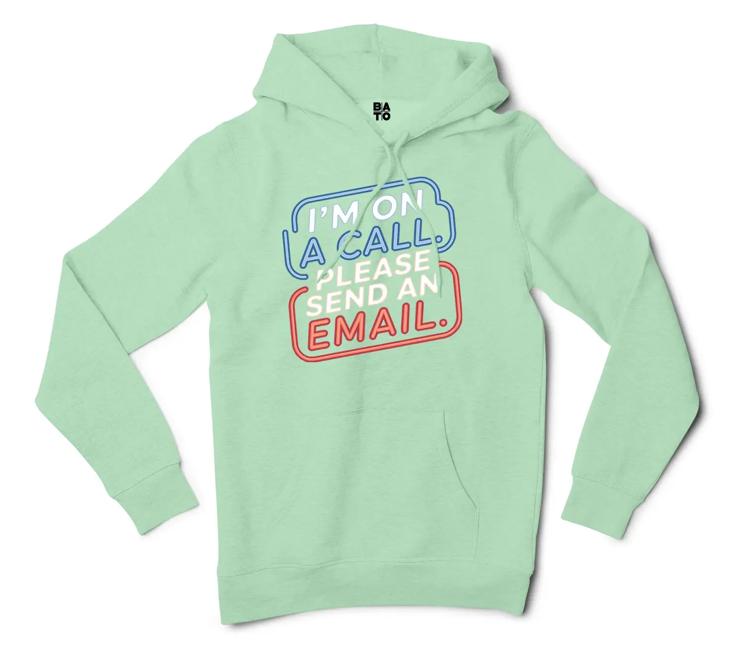 Im On A Call, Please Send An Email Men/Unisex Hoodie in Mint Color