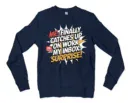 My Inbox Surpises Men/Unisex Long Sleeve T-Shirt in Navy Color