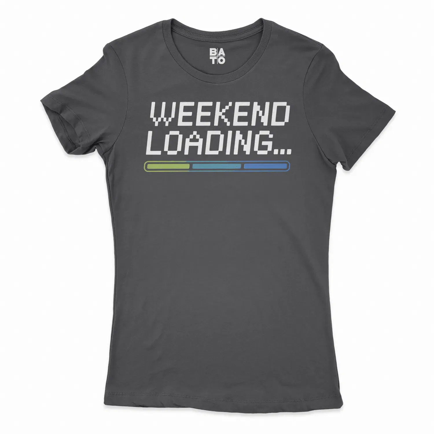 Weekend Loading Women's T-Shirt in Solid Black Color