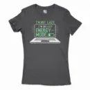 Im Not Lazy, I Am On Lazy Energy Mode Women's T-Shirt in Solid Black Color