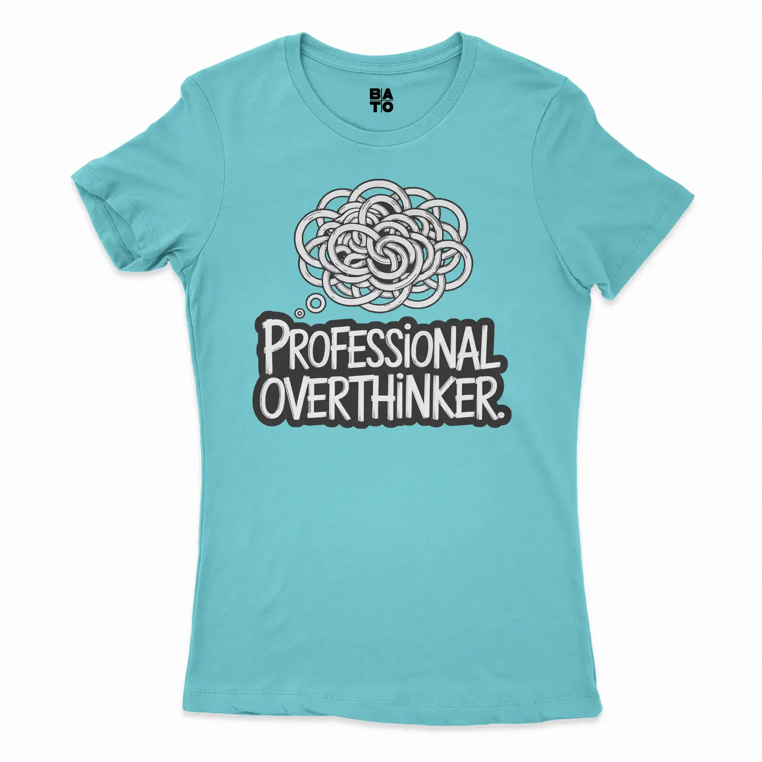 Professional Overthinker Women's T-Shirt in Solid Cancun Color