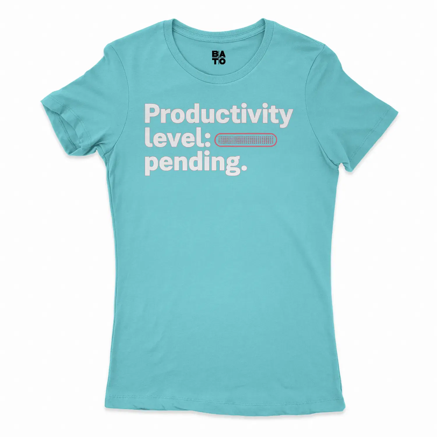 Productivity Level Processing Women's T-Shirt in Solid Cancun Color